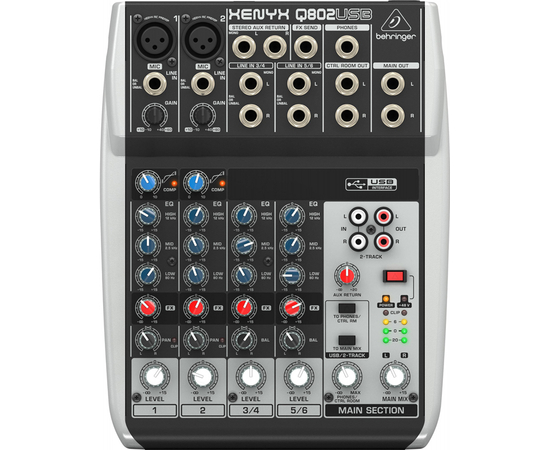 Микшерный пульт BEHRINGER XENYX Q802USB - 80024 за 0 грн. | 4Club