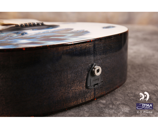 Электроакустическая гитара Tyma V-3 Plume