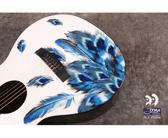 Электроакустическая гитара Tyma V-3 Plume