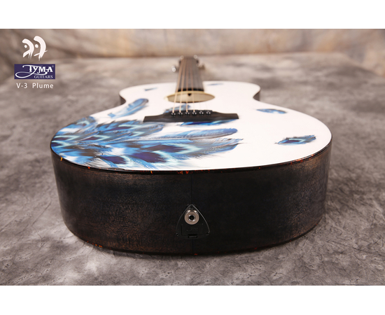Электроакустическая гитара Tyma V-3 Plume mini