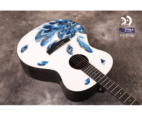Электроакустическая гитара Tyma V-3 Plume mini