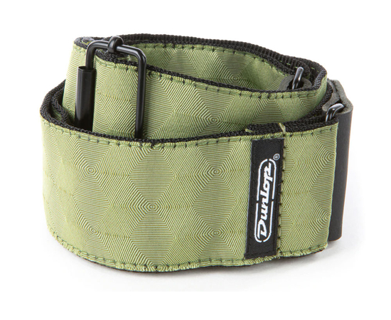 Гитарный ремень DUNLOP D6710 Jacquard Hexagon Echo Olive Strap - 144142 за 1352 грн. | 4Club