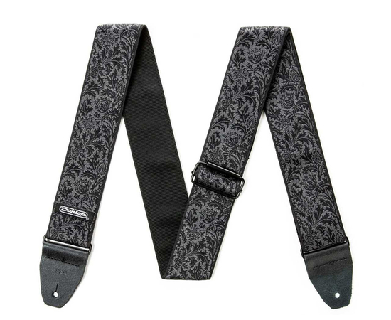 Гитарный ремень DUNLOP D6714 Jacquard Black Thistle Strap