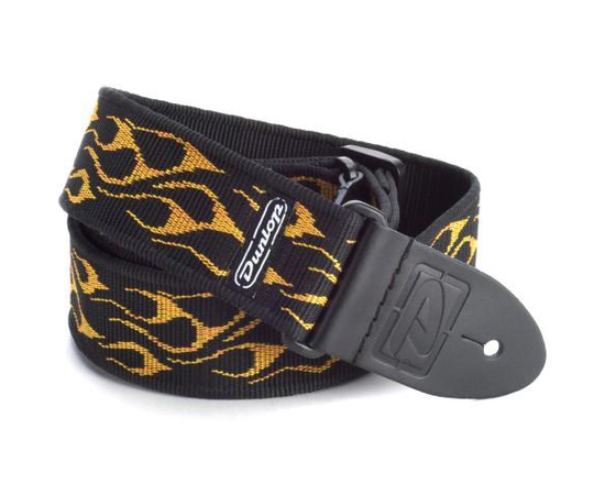 Гитарный ремень DUNLOP DD4011 OY DOUBLE D FLAMBE ORANGE YELLOW - 144148 за 0 грн. | 4Club