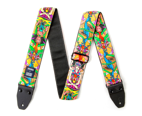 Гитарный ремень DUNLOP ILD08 Ilovedust Hourglass Strap