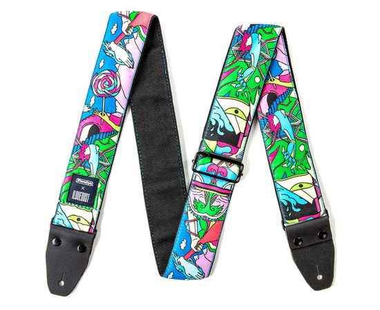 Гитарный ремень DUNLOP ILD12 Ilovedust Dust Sucker Strap