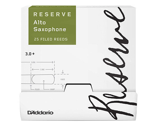 Трости для альт саксофона D`ADDARIO Reserve - Alto Sax #3.0+ - 25 Pack - 144209 за 4084 грн. | 4Club
