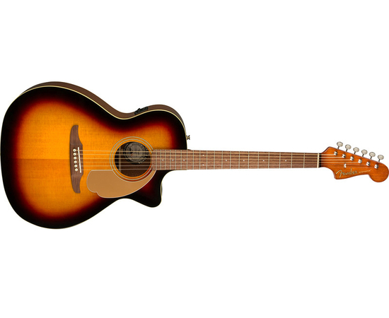 Электроакустическая гитара FENDER NEWPORTER PLAYER WN SUNBURST