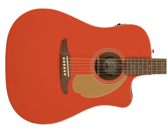 Электроакустическая гитара FENDER REDONDO PLAYER WN FIESTA RED