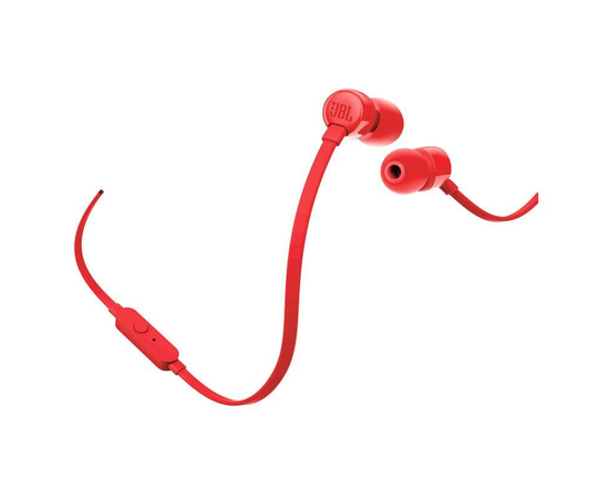 Наушники JBL T110 Red JBLT110RED, фото , изображение 2