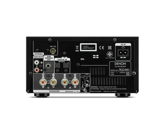 CD-ресивер с Bluetooth Denon RCD-M41 Silver, фото , изображение 5