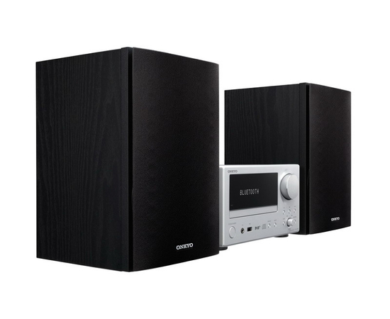 CD-міні система з Bluetooth Onkyo CS-375D Silver-Black, image , зображення 2