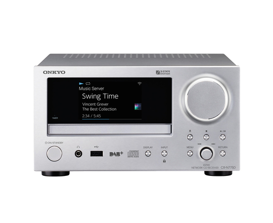 Сетевая MultiRoom CD-мини система Onkyo CS-N775D Silver-Black, фото , изображение 3