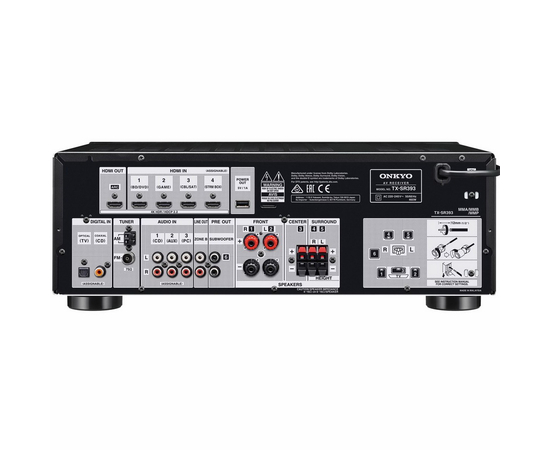 AV Ресивер Onkyo TX-SR393 Black, фото , изображение 4