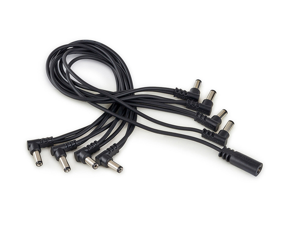 Патч-кабель для питания гитарных педалей ROCKBOARD RBO CAB POWER DC8 A Flat Daisy Chain Cable, 8 Outputs, angled - 145000 за 370 грн. | 4Club