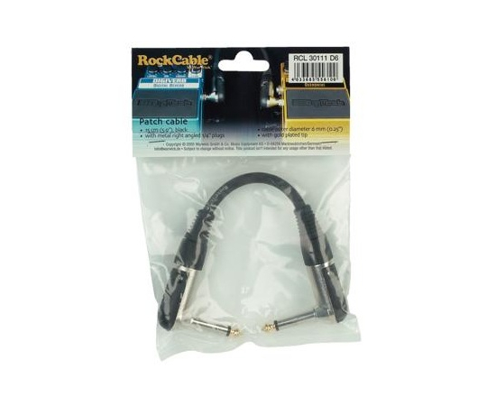 Инструментальный патч-кабель для гитарных педалей ROCKCABLE RCL30111 D6
