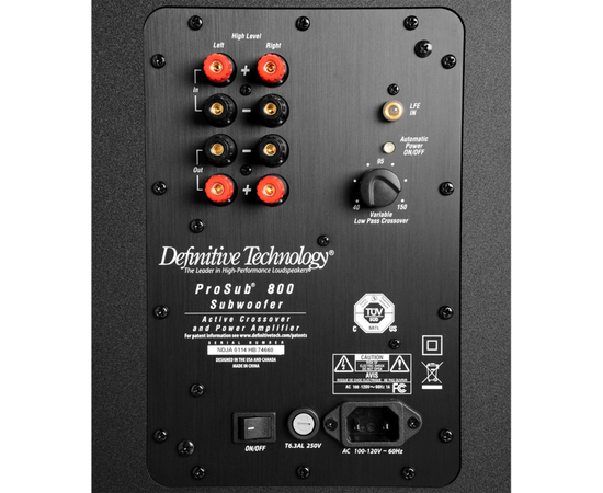 Сабвуфер Definitive Technology Pro Sub 800 Black, image , зображення 5