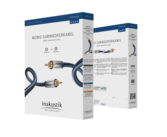 Кабель Inakustik Premium Audio Mono SUB 2,0m, фото , изображение 2