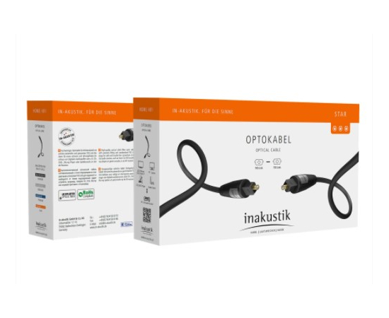 Кабель Inakustik Star Opto Toslink 3,0m, фото , изображение 3