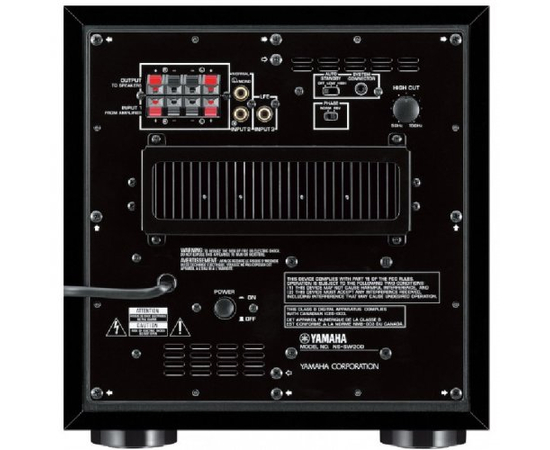 Сабвуфер Yamaha NS-SW200 Piano Black, фото , изображение 2