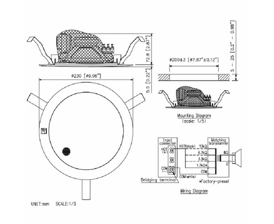 Громкоговоритель TOA PC-2369, фото , изображение 2