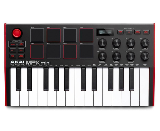 MIDI клавиатура AKAI MPK MINI MK3 - 146506 за 0 грн. | 4Club