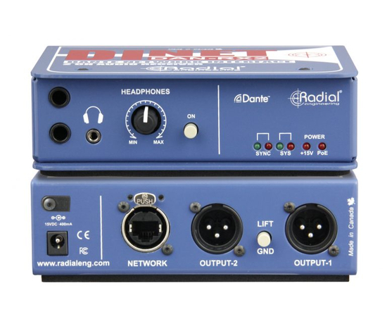Директ-бокс Radial DiNet Dan-RX2