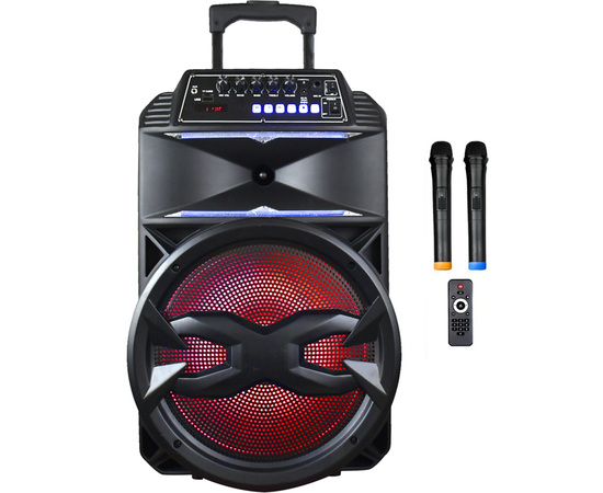 Портативная акустическая система BIG 240BAT USB/MP3/FM/BT/TWS + 2pcs VHF mic - 147751 за 0 грн. | 4Club