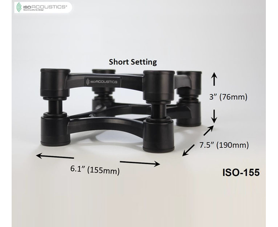 Стойки для студийных мониторов IsoAcoustics ISO-155 (пара)