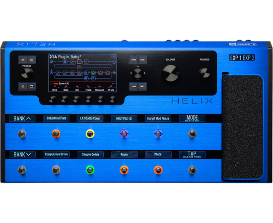 Процессор эффектов для электро/бас-гитары LINE6 HELIX Limited Edition Blue - 147619 за 0 грн. | 4Club