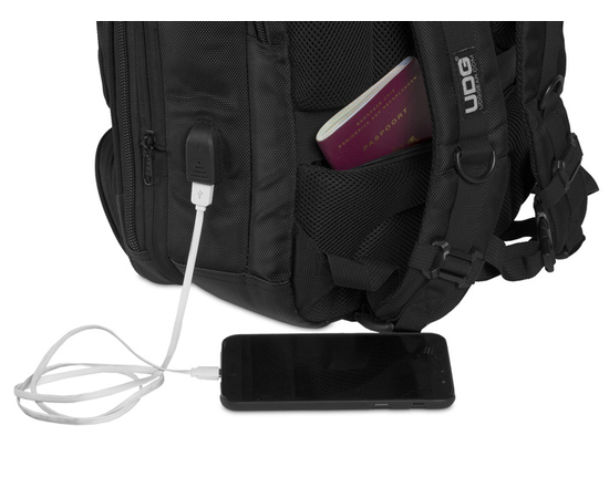 Рюкзак для DJ-оборудования UDG Ultimate Backpack Slim Black/Orange Inside