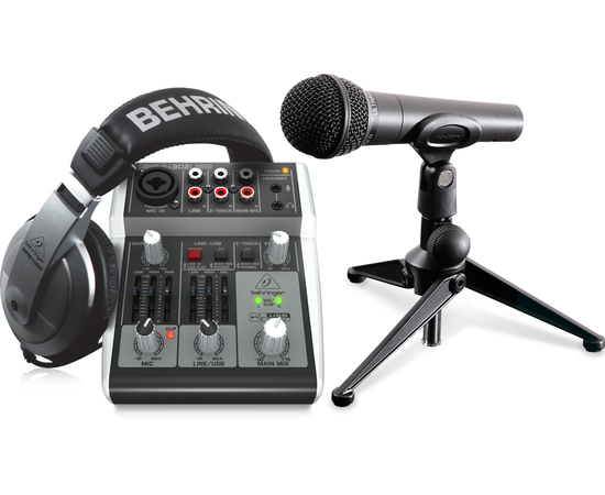 Набор для аудиозаписи Behringer PODCASTUDIO 2 USB - 148108 за 8073 грн. | 4Club