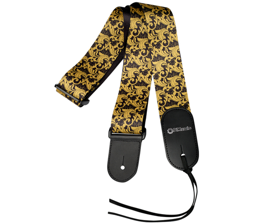 Гитарный ремень DIMARZIO STEVE VAI UTOPIA - BLACK & GOLD DD3150 - 147772 за 1053 грн. | 4Club