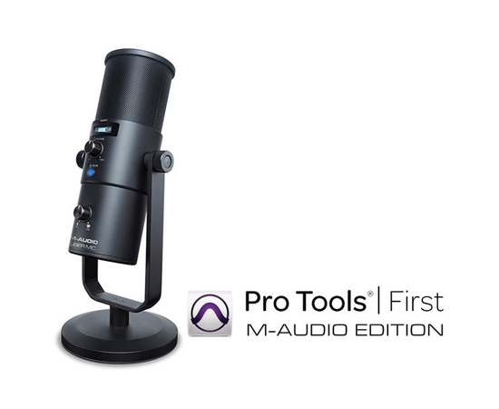 Профессиональный конденсаторный USB-микрофон M-Audio UBERMIC