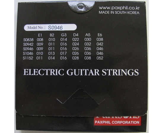 Струны для электрогитары PARKSONS S0946 ELECTRIC (09-46)