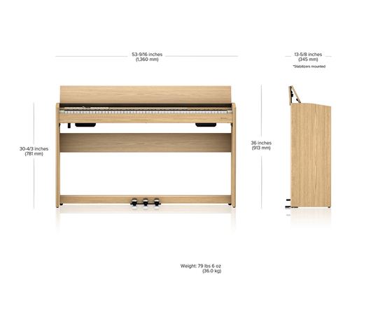 Цифровое пианино ROLAND F701 Light Oak