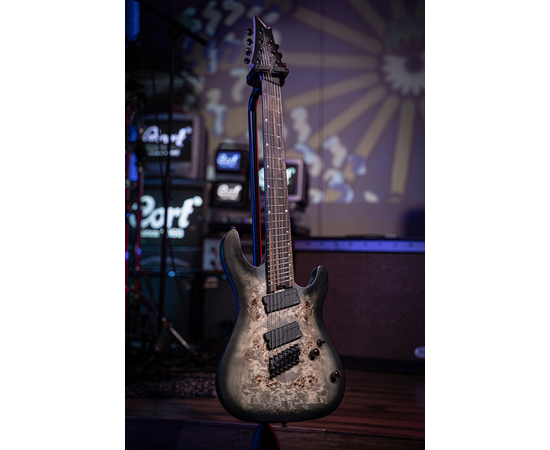 7-струнная электрогитара CORT KX507 Multi Scale (Star Dust Black)