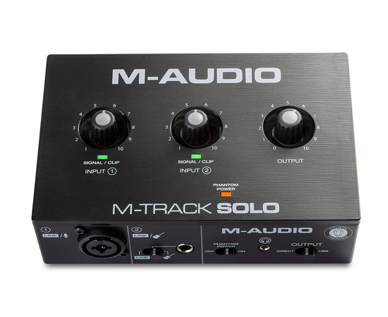 Аудиоинтерфейс M-AUDIO M-Track Solo - 148126 за 2812 грн. | 4Club