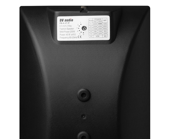 Акустическая система DV audio PB-6.2T IP Black