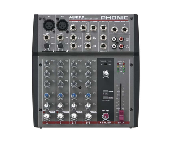 Компактный микшерный пульт Phonic AM 220