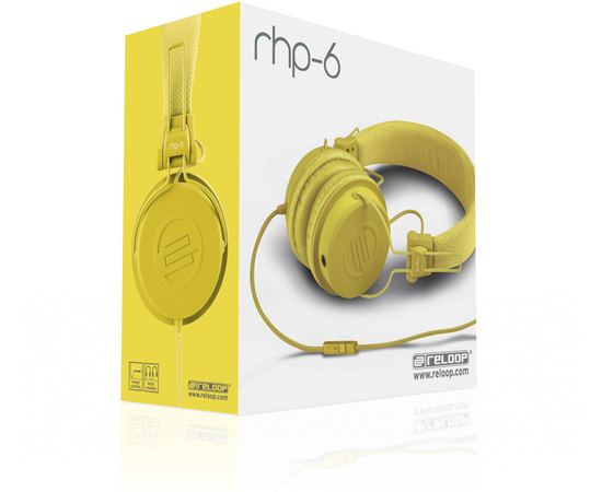 Наушники для DJ Reloop RHP-6 Yellow