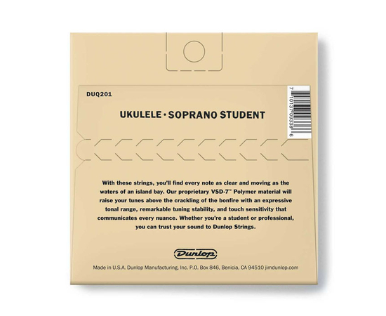 Струны для укулеле DUNLOP DUQ201 UKULELE SOPRANO STUDENT