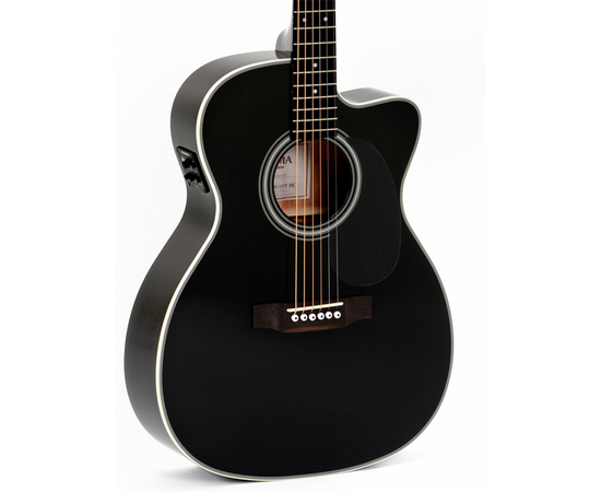 Электроакустическая гитара Sigma 000MC-1E-BK