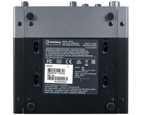 Аудиоинтерфейс Steinberg UR22C