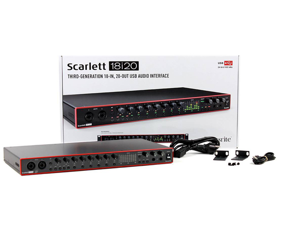 Аудиоинтерфейс FOCUSRITE Scarlett 18i20 3rd gen
