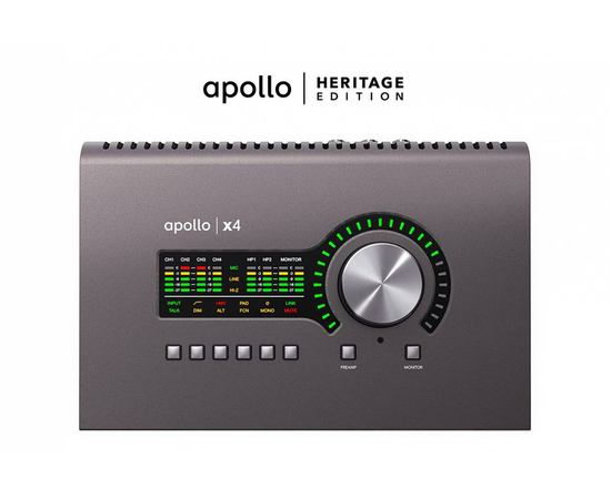 Аудиоинтерфейс UNIVERSAL AUDIO Apollo x4 Heritage Edition (Desktop/Mac/Win/TB3) - 149118 за 0 грн. | 4Club