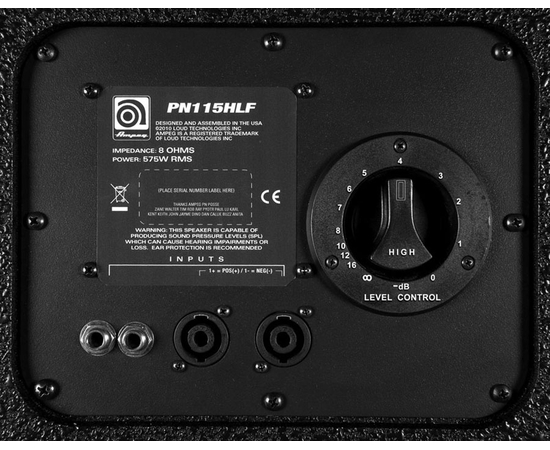 Басовый акустический кабинет Ampeg PN115 HLF