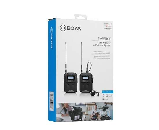 Беспроводная микрофонная система Boya BY-WM6S