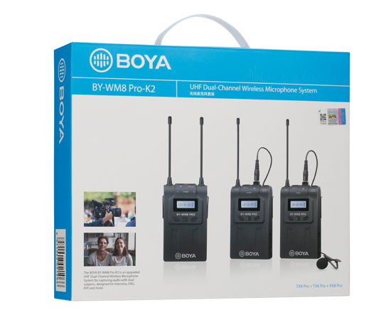 Беспроводная микрофонная система Boya BY-WM8 Pro-K2