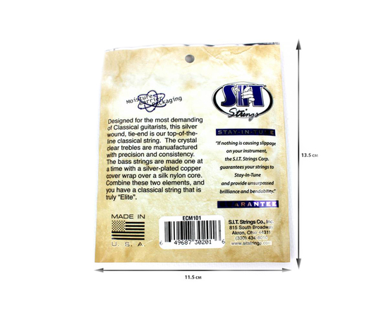 Струны QUAD S.I.T. ECM101 1584